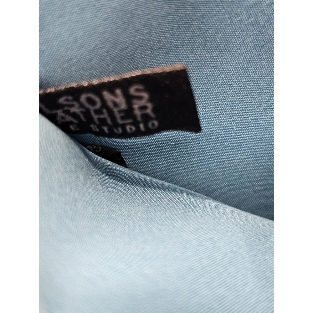 Vintage Wilson Leather Pelle Studios Teal Blue Leather Wallet‎